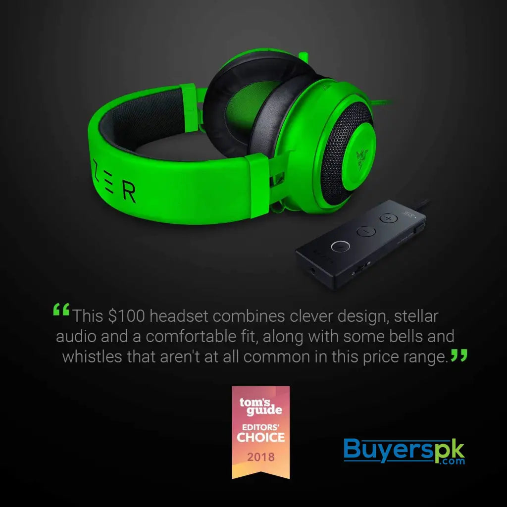 Razer Kraken Tournament Edition - Wired Gaming Headset with USB Audio Controller - Black - Headset Razer Kraken Tournament Edition - Wired Gaming Headset with USB Audio Controller - Black - Headset